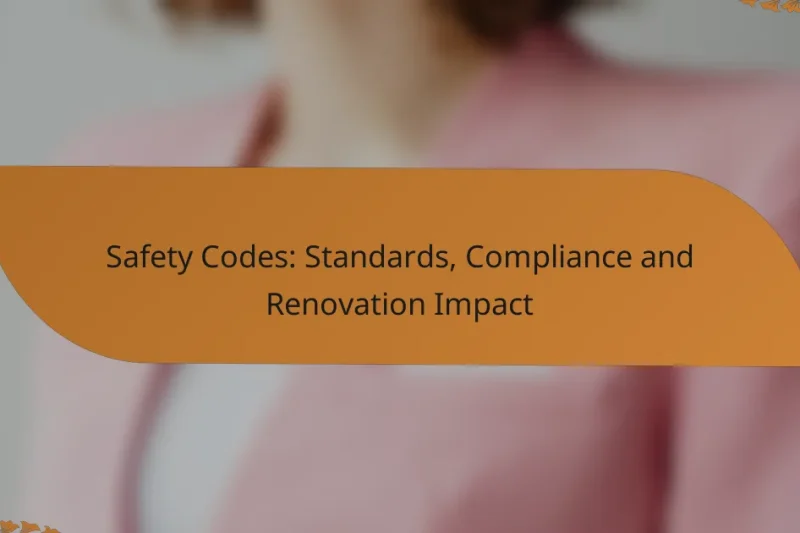 Safety Codes: Standards, Compliance and Renovation Impact