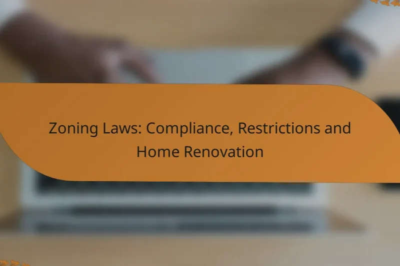 Zoning Laws: Compliance, Restrictions and Home Renovation